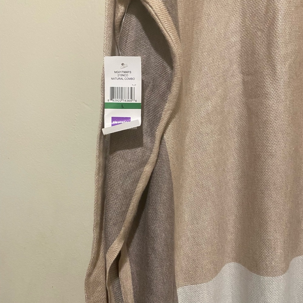 Color block oversized sweater